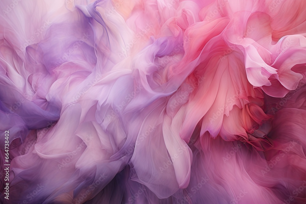 Poster Mauve Color: Light Multicolor Blur Abstraction - Captivating Digital Image, generative AI