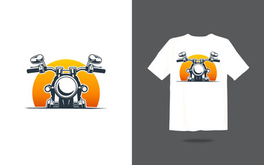 Free vector extreme dirt bike cartoon vector illustration biker t shirt design