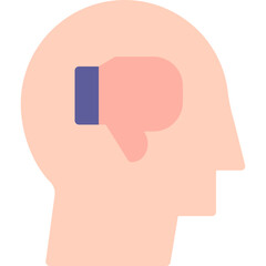 Negative vector line icon .svg