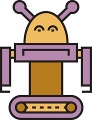 Robot Character Icon
