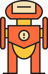 Robot Character Icon
