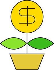 Money Plant Icon
