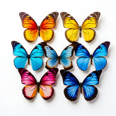 Fototapeta na wymiar Butterfly isolated on white background