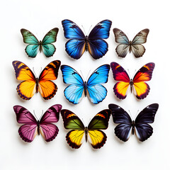 Butterfly isolated on white background