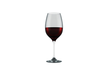 Digital png illustration of glass of wine on transparent background
