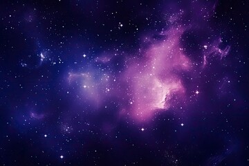 Purple Galaxy space stars in Outer Space.