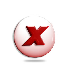 Free photo Wrong or incorrect negative cross sign no choice icon symbol