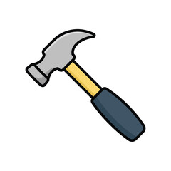 hammer icon vector design template simple and clean