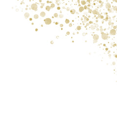 Gold Glitter Border frame 