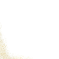 Gold Glitter Border frame 