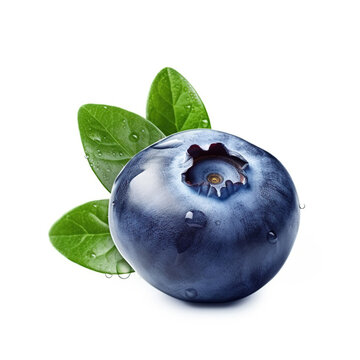 Blueberry Isolated On White Background