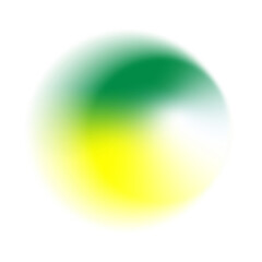 green and yellow sphere light overlay