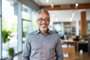 Confident and successful Indian senior man, smiling - Powered by Adobe