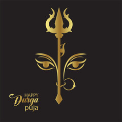 Durga Maa Face Illustration