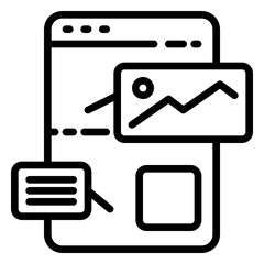 theme icon, line icon style