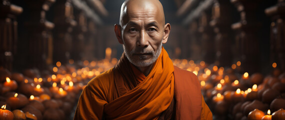 Buddhismus und Meditation als Weg zur Erleuchtung - obrazy, fototapety, plakaty