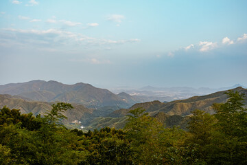 landscape with clouds