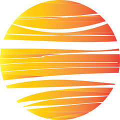 Abstract circle design.