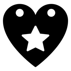 Satisfied icon, glyph icon style