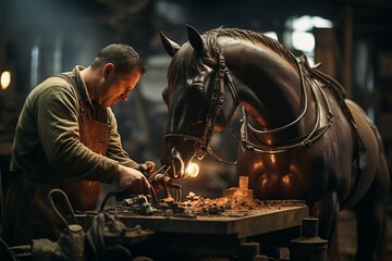 Hoofcraft Mastery: A Farrier's Expertise in Horse Shoeing
