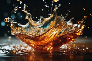 splash of orange juice or water 