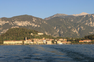 Blick auf Bellagio inmitten des Comer See's