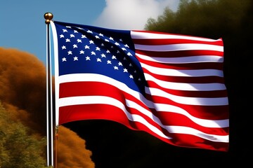 Fototapeta premium Flag USA