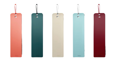 Beautiful and Simple Bookmarks on a Clear Surface or PNG Transparent Background.