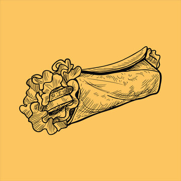 recommend clip art: Hand drawn Food Illustration, Food,  fast food, ready food, Sketch Food, Food Icon,  Sketchy Illustrations,