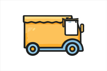 Colorful Delivery, distrubuting, warehouse, shipment thin line icons. Editable stroke. For website marketing design, logo, app, template, ui, etc. Vector illustration on white backgorund