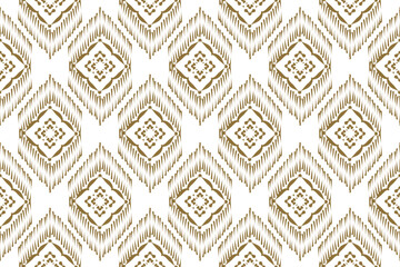 Geometric ethnic pattern embroidery design for background or wallpaper and clothing. Aztec style abstract vector illustration.design for texture,fabric,decoration.
