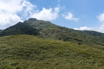 The view between Mt. Miyanoura and Mt. Nagata in Yakushima