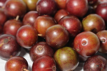 close up of a bunch of grapes