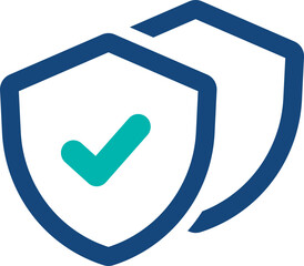 illustration of a icon checkmark shield