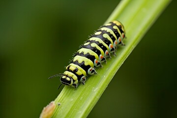 Caterpillar dovetail butterfly.