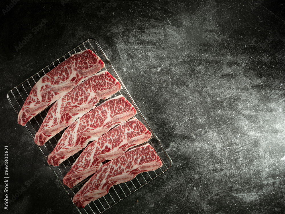 Canvas Prints frozen la beef ribs