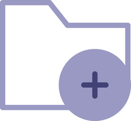 Obraz premium Folder add icon 