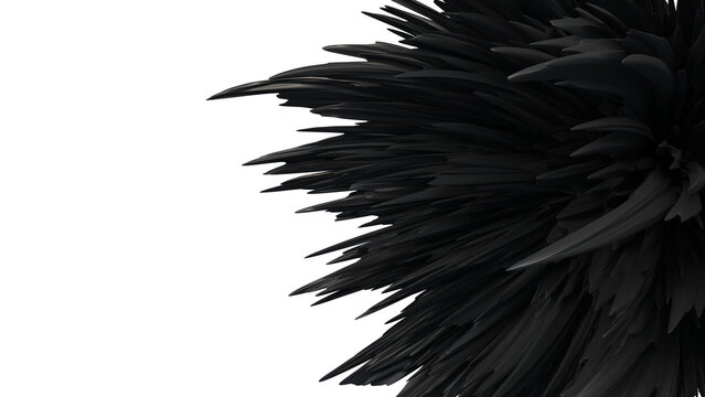 digital sculpture inspired by a flower called Chrysanthemum by Fauno