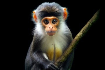 Obraz premium Wolfs Mona Monkey.