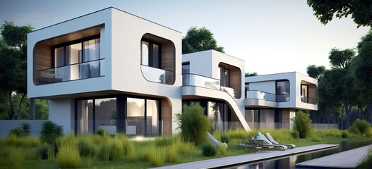 Beautiful Houses of Modern Architecture.