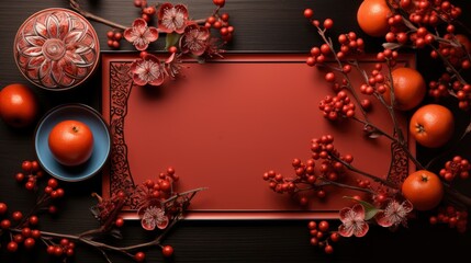 Chinese New Year Concept With Copy Space , Happy New Year Background, Hd Background