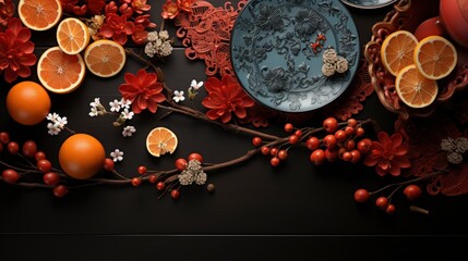 Chinese New Year Concept With Copy Space , Happy New Year Background, Hd Background