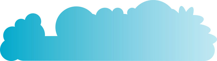 Blue Cloudscape Illustration
