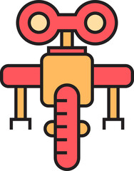 Humanoid Robot Icon
