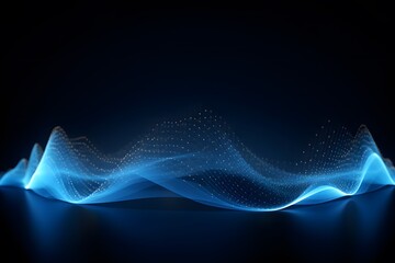 Abstract wave technology background.