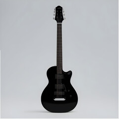 electric guitar on white background,ai generative 