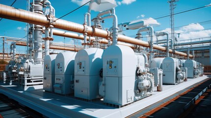 Electrical substation.