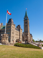 Fototapeta premium Parliament Hill in Ottawa, Ontario, Canada
