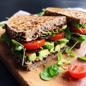 sandwich with vegetables
