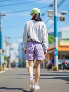 person walking on the street